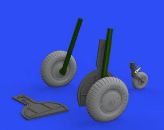 Picture of 1/32 Aircraft- Bf108 Wheels for EDU (Photo-Etch & Resin)(d)
