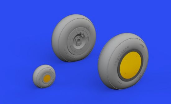 Picture of 1/32 Aircraft- Hawk 81A2 Wheels for LNR (Mask, Photo-Etch & Resin)