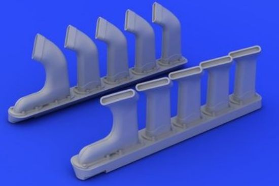 Picture of 1/32 Aircraft- Mosquito Mk VI Exhaust Stacks for TAM (Resin)