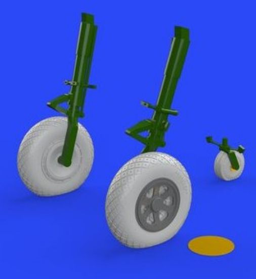 Picture of 1/32 Aircraft- P47D Wheels for HSG (Photo-Etch & Resin)