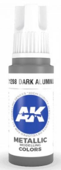 Picture of Dark Aluminum Acrylic Paint 17ml Bottle