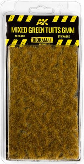 Picture of Diorama Series: Mixed Green Tufts 6mm (Self Adhesive)