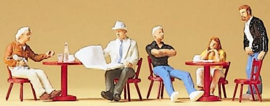 Picture of Preiser 10369 Guests in A Street Cafe