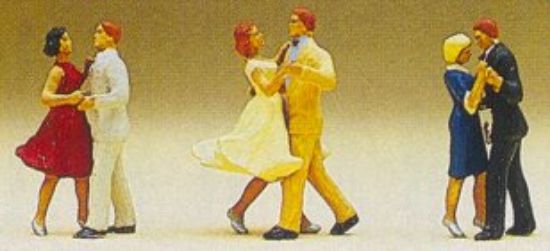 Picture of Preiser kg Couples Dancing 3 Couples -- Model Railroad Figures -- HO