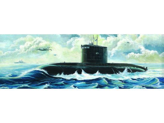 Picture of Trumpeter Maquette De Bateau -Russian Kilo Class Attack Submarine (Also with Wat