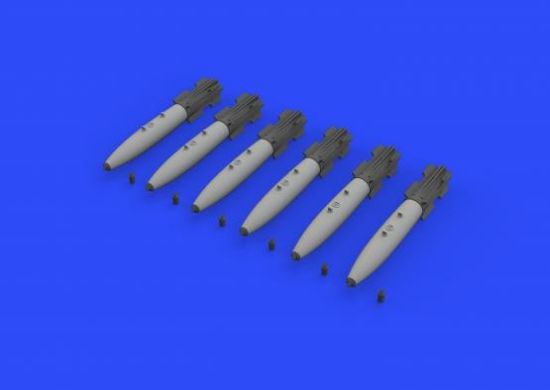 Picture of 1/32 Aircraft- Mk 82 Bomb w/Mk 15 Snakeye Fins (Decals & Resin)