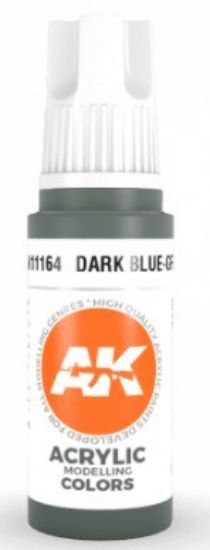 Picture of Dark Blue Grey Acrylic Paint 17ml Bottle