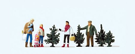 Picture of Preiser 10627 Christmas Tree Sale