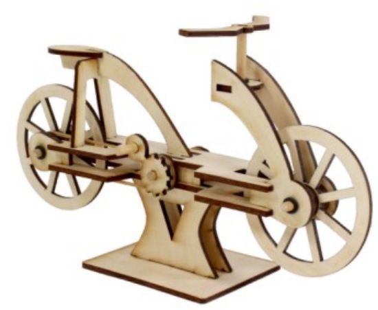 Picture of Leonard DaVinci Bicycle Wooden Kit