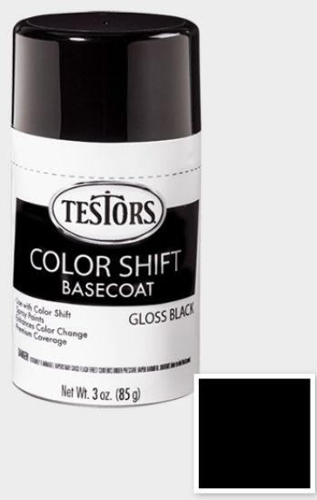 Picture of 3oz. Spray Color Shift Enamel Black Basecoat