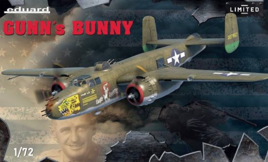 Picture of 1/72 Gunn's Bunny B25J Strafers Bomber in the Pacific & CBI  (Ltd Edition Plastic Kit)