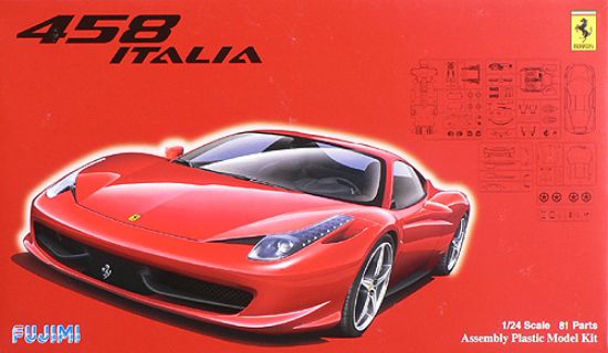 Picture of Fujimi RS-81 Ferrari 458 1/24 Scale Kit