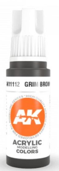 Picture of Grim Brown Acrylic Paint 17ml Bottle