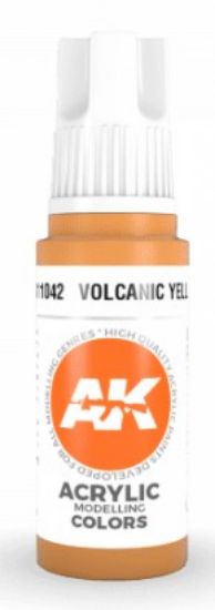 Picture of Volcanic Yellow Acrylic Paint 17ml Bottle