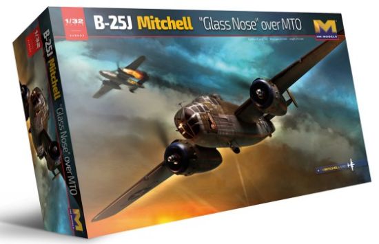 Picture of 1/32 B25J Mitchell Glass Nose Version Bomber over MTO