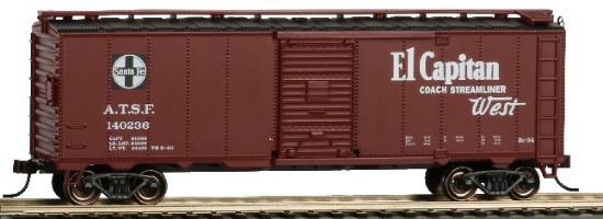 Picture of HO 40' Santa Fe Map Boxcar El Captain #140236 (D)