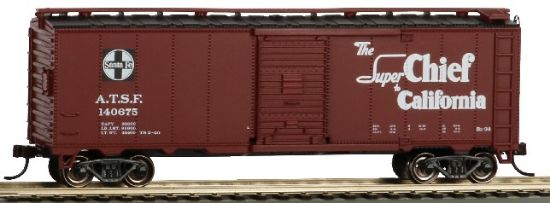 Picture of HO 40' Santa Fe Map Boxcar Super Chief #140675 (D)