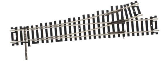 Picture of HO Code 100 Mark V Custom-Line #4 Turnout Left