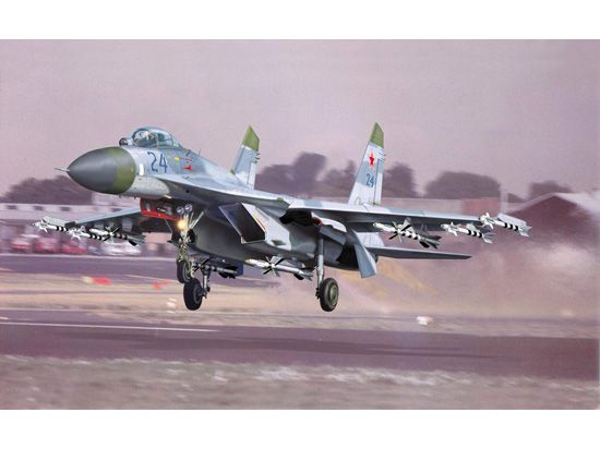 Picture of Sukhoi Su-27 Flanker B, 1/32 by Trumpeter, Model Airplane