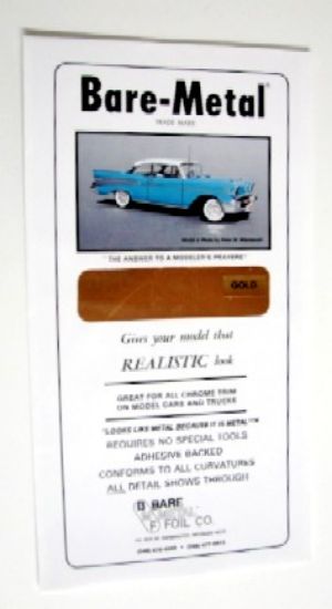 Picture of 6 x 11 Thin Sheet Gold Foil