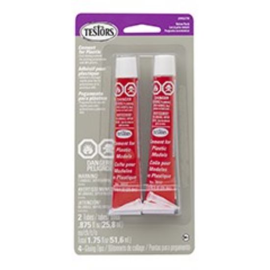 Picture of 7/8oz. Tube Plastic Cement (2/cd) (12cds/Bx) (replaces #3509)