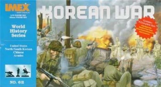 Picture of Korean War Set (4 Armies) -- Plastic Model Military Figure -- 1/72 Scale -- #611
