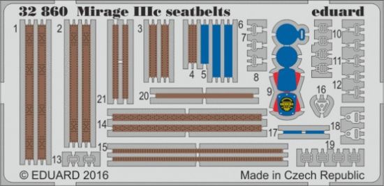 Picture of 1/32 Aircraft- Seatbelts Mirage IIIc for ITA (Painted)