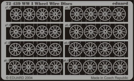 Picture of WWI Wheel Wire Discs- 1:72 -Eduard