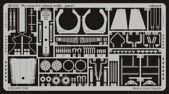 Picture of Westland Wyvern S.4 Wheel Wells (designed to Be Assemble