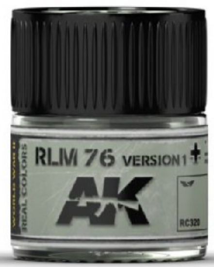 Picture of Real Colors: RLM76 Version 1 Blue Acrylic Lacquer Paint 10ml Bottle