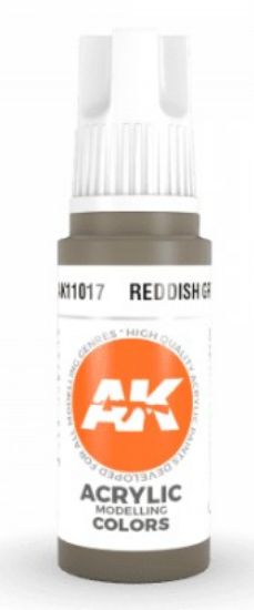 Picture of Reddish Grey Acrylic Paint 17ml Bottle