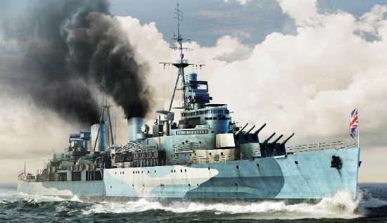 Picture of Trumpeter 1/350 HMS Belfast British Light Cruiser 1942 5334
