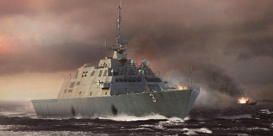 Picture of Trumpeter 1/350 USS Fort Worth LCS-3 Littoral Combat 4553