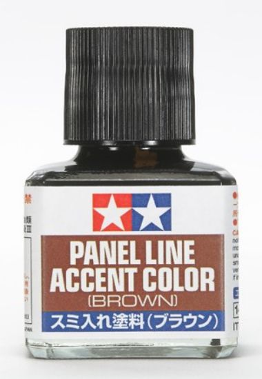 Picture of Tamiya America, Inc Panel Line Accent Color, 40ml Brown, TAM87132