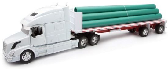 Picture of 1/32 Volvo VN780 w/Flatbed Trailer & Pipe Load (Die Cast)