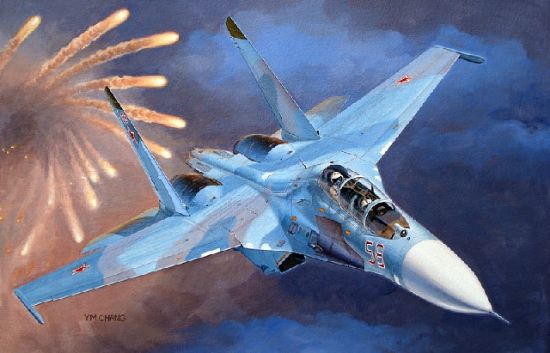 Picture of Trumpeter 1/72 Sukhoi SU27UB Flanker C Russian Fighter