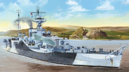 Picture of Trumpeter models 5336 1:350 HMS Abercrombie British Monitor Ship