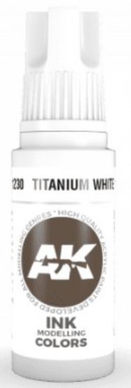 Picture of Titanium White Ink Acrylic Paint 17ml Bottle