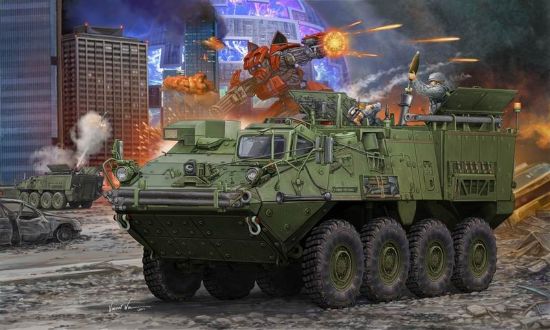 Picture of Trumpeter 1/35 M1129 Stryker Mortar Carrier w/120mm MRT 1512