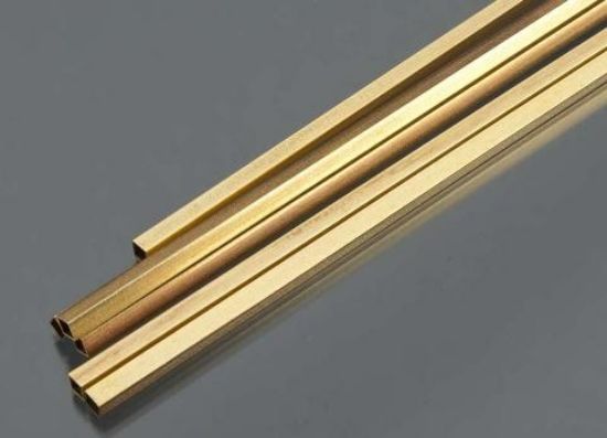 Picture of 3/16"x12" Square Brass Tube .014 Wall (1)