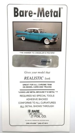 Picture of 6 x 11 Thin Sheet Chrome Foil