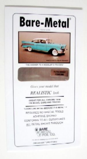 Picture of 6 x 11 Thin Sheet Ultra Bright Chrome Foil