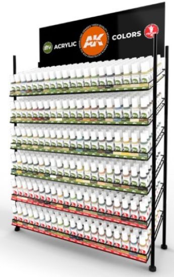 Picture of Acrylic NEW AFV & Figures Series Paint Deal w/FREE Rack (6 each 120 colors: 11301 thru 11440)