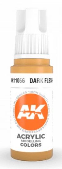 Picture of Dark Flesh Acrylic Paint 17ml Bottle