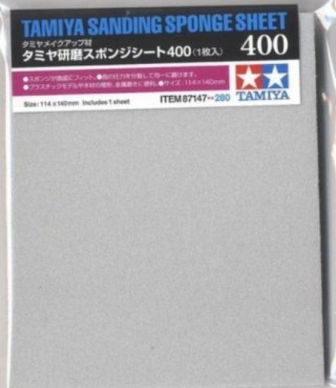 Picture of Tamiya 87147 Sanding Sponge Sheet (400 Grade)