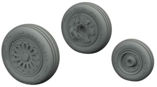 Picture of 1/48 Aircraft- F16 Wheels Early for TAM (Resin)