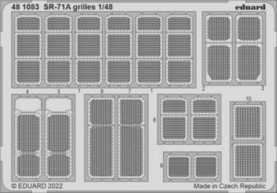 Picture of 1/48 Aircraft- SR71A Grills for RVL