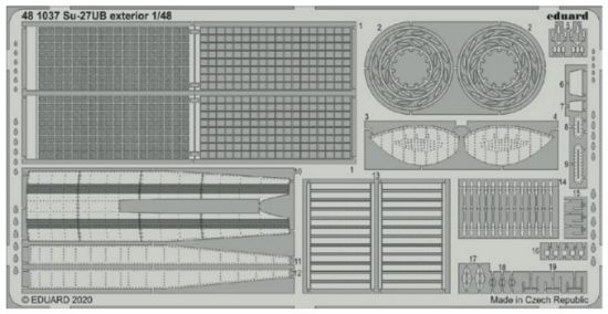 Picture of 1/48 Aircraft- Su27UB Exterior for KTY(D)