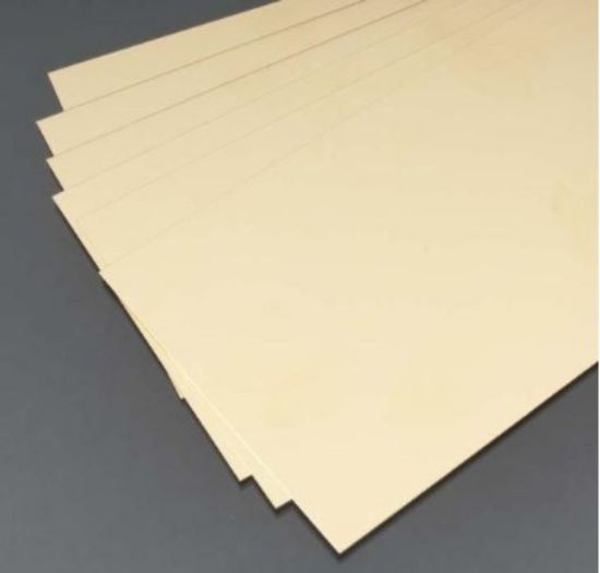 Picture of Value Brand 252 Alloy 260 Brass Sheet Metal Strips Sheet metal,0.015",4" w,10",pk6