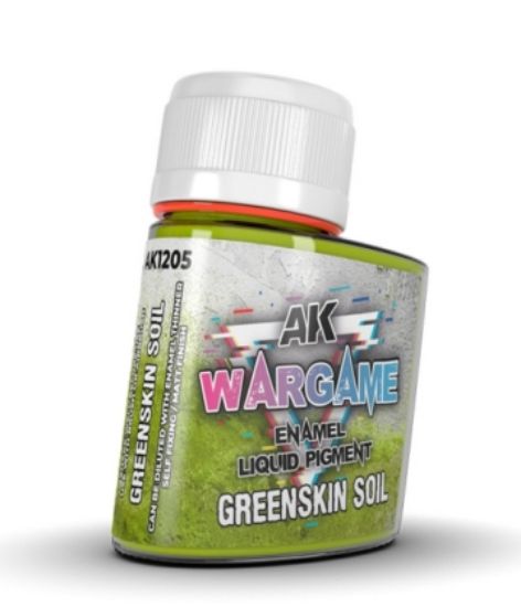 Picture of Wargame Liquid Pigment: Greenskin Soil Enamel 35ml Bottle